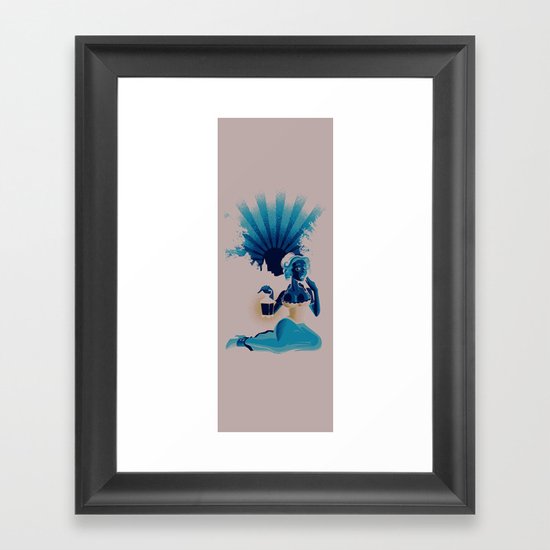 Pistols At Dawn-Miss Edmond Framed Art Print