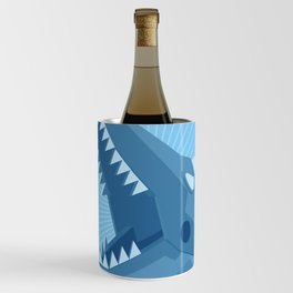 Blue Robot Dinosaur Wine Chiller