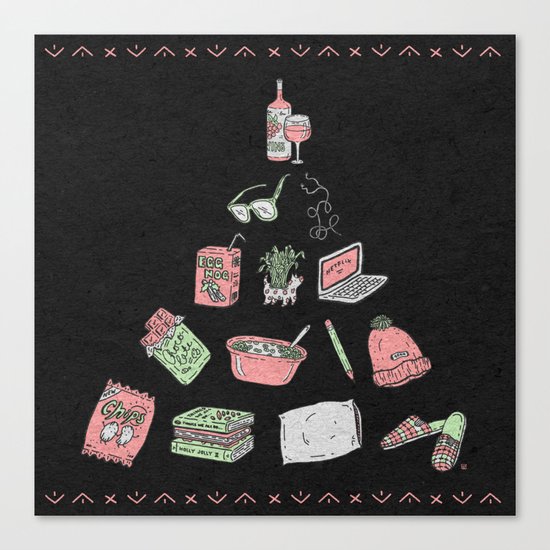 (Staying) Home for the Holidays Canvas Print
