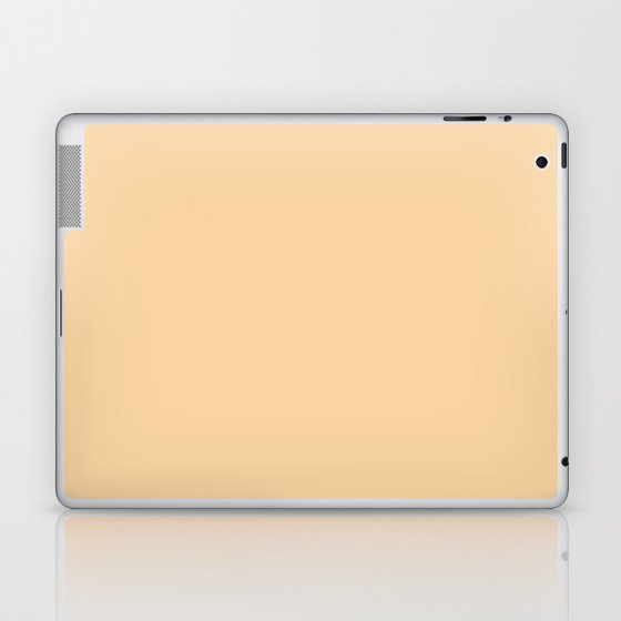 Warm Beige Solid Color Pairs Benjamin Moore Asbury Sand 2156-50 Laptop & iPad Skin