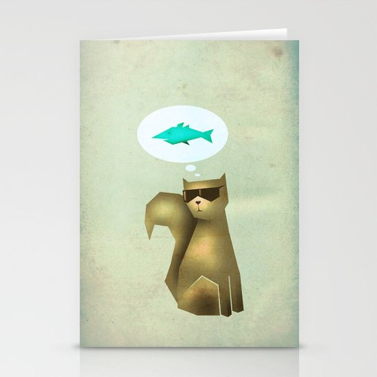 Fish and Chips Stationery Cards
