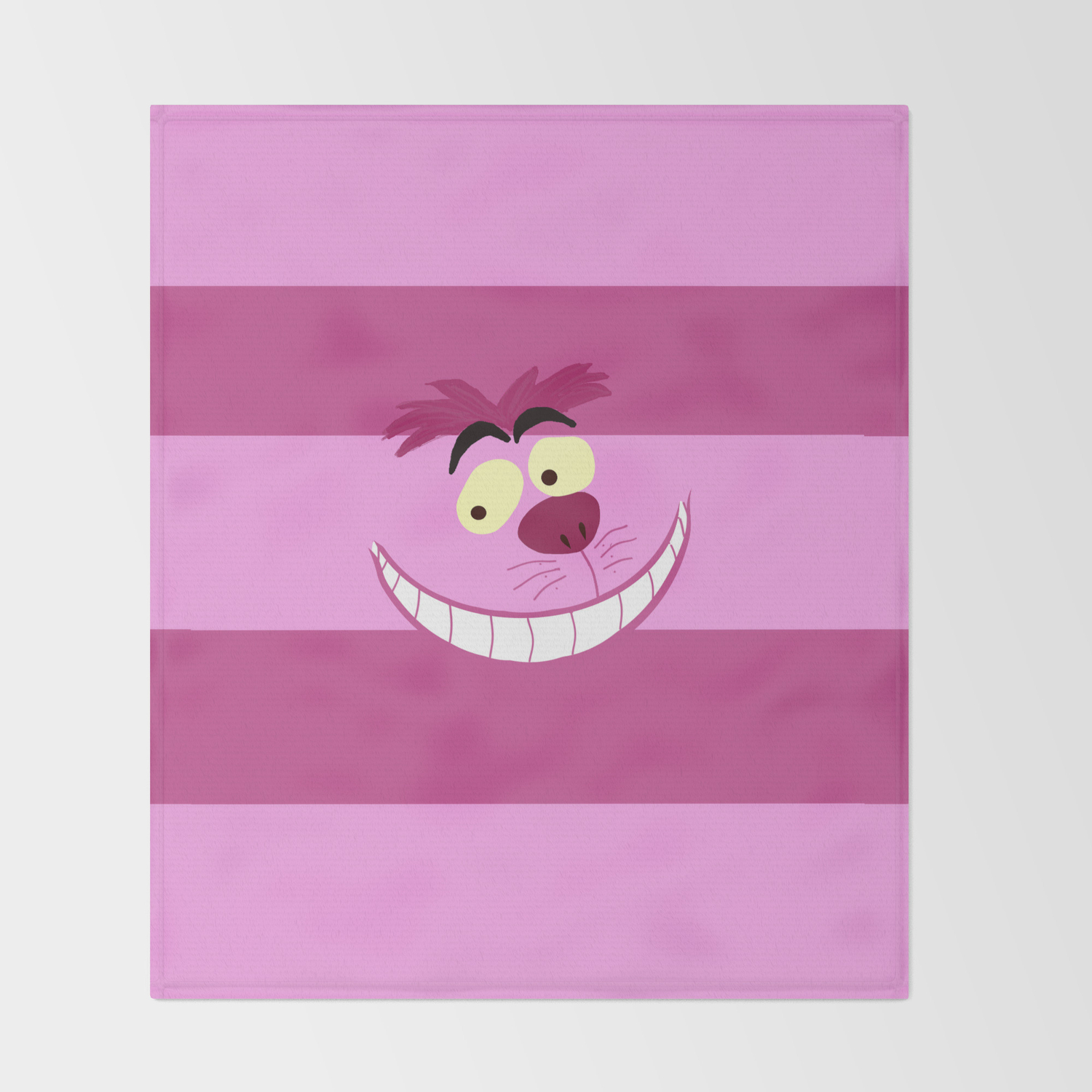 Cheshire Cat Alice In Wonderland Throw Blanket By