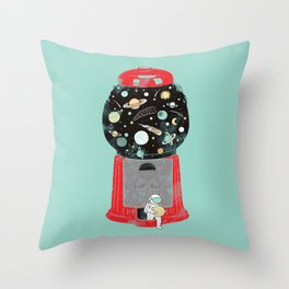 My childhood universe Throw Pillow