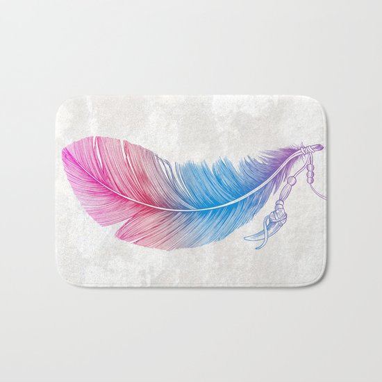 Colors of a Feather Bath Mat