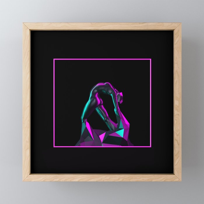 Pink Minhaafra Framed Mini Art Print