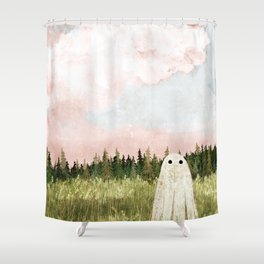 Cotton candy skies Shower Curtain