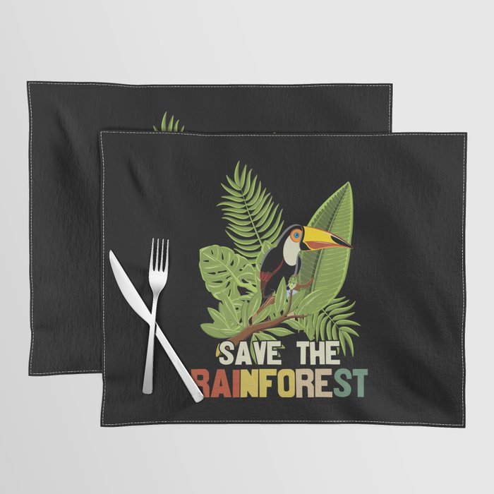 Save The Rainforest Placemat