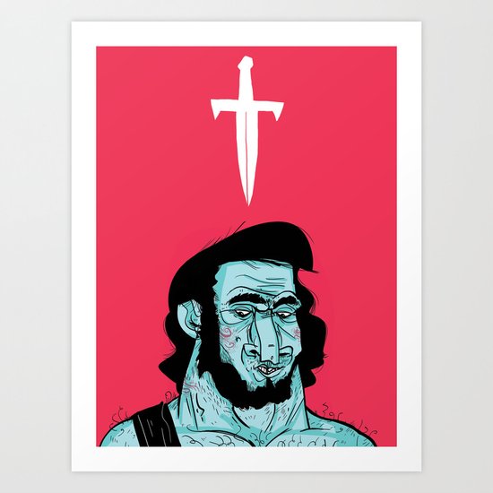 Dreamy Barbarian Art Print