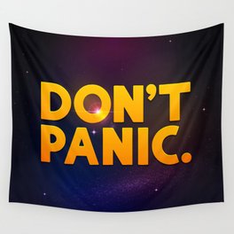 Don't Panic. Wall Tapestry