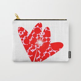 Two Hearts Carry-All Pouch