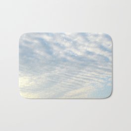 Rippled Clouds reversed Bath Mat | Clouds, Digital, Rippled, Cloudysky, Beautifulsky, Photo, Color, Ripples, Sunnyclouds, Bluesky 