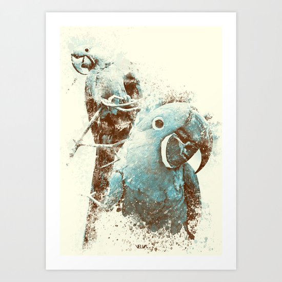 Brazilian Arara Art Print