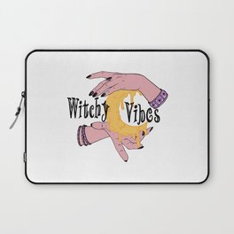 Halloween witch vibes melting moon Laptop Sleeve