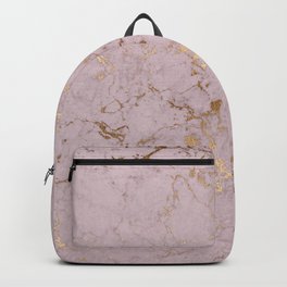 Chic mauve pink gold elegant stylish marble Backpack | Marble, Mauvepink, Pattern, Painting, Gold, Abstractmarble, Chic, Curated, Modern, Goldmarble 