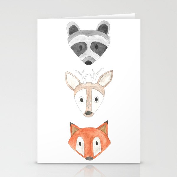 Woodland Creatures Stationery Cards