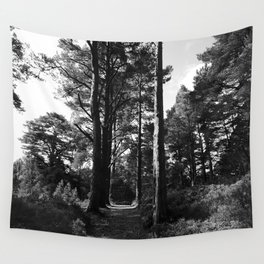 Beauty in the Scottish Highlands Woods  Wall Tapestry