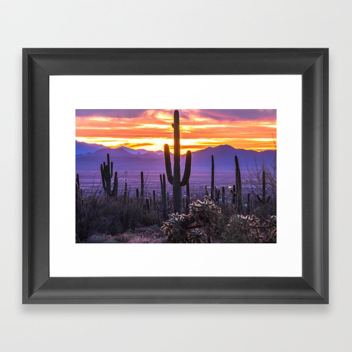 Arizona Sunset Framed Art Print