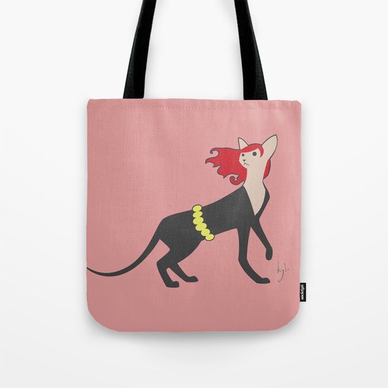 BlackCat Widow Tote Bag