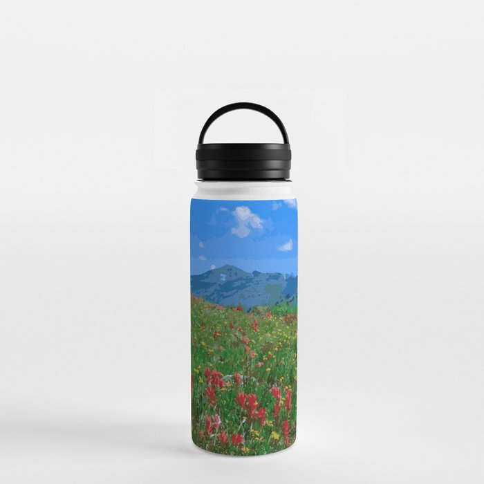 Mountain Wildflowers Water Bottle