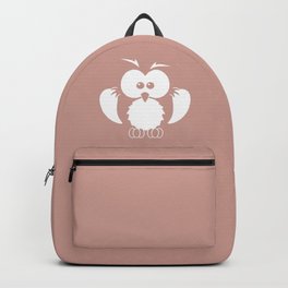 The Owl Backpack | Funny, Bird, Graphicdesign, Owl, Life, Fly, Blush, Knowledge, Cartoon, Comical 