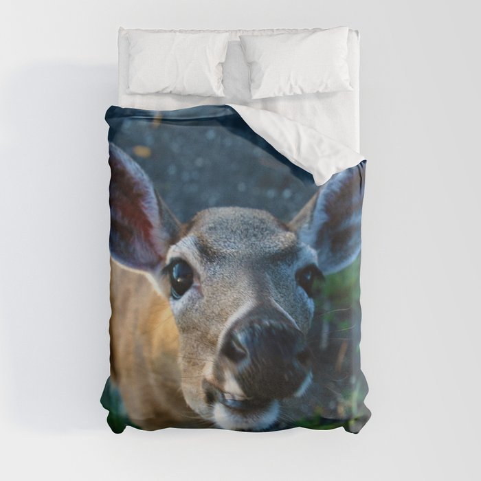 Key Deer Duvet Cover