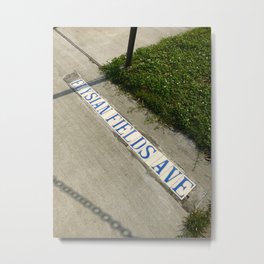 Elysian Fields Metal Print | Tiles, Neworleans, Sidewalk, Photo, Classic, Streetsign, Elysianfields 