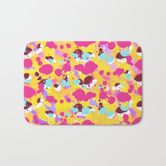 Summer Splash Pop Art Bath Mat