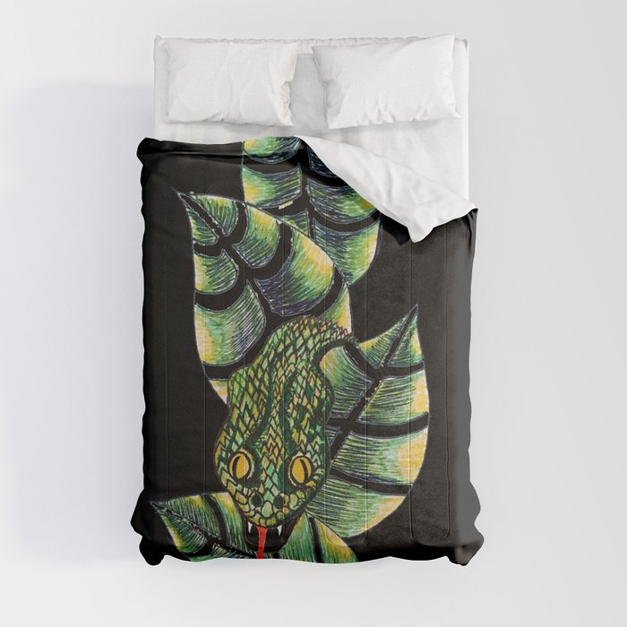 Viper Leaves III Comforter