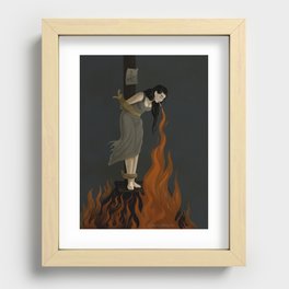 Stay cool, no matter what. Recessed Framed Print