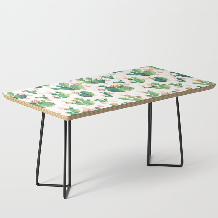 Cactus Pattern Coffee Table