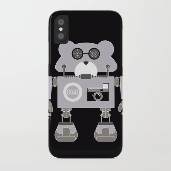 Robot Alpha 60 (Hommage à Jean-Luc Godard) iPhone Case