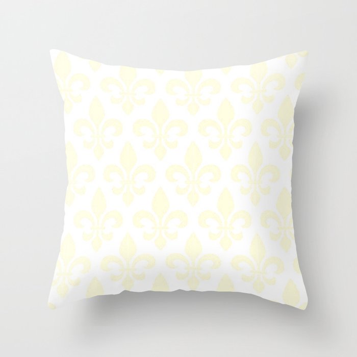 Fleur-de-lis 7 Throw Pillow