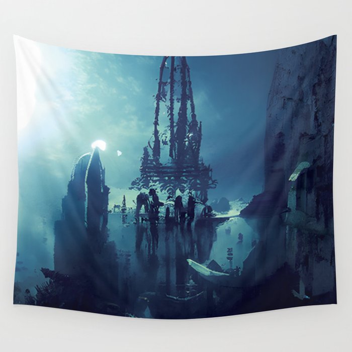 Dark hotsell art tapestry