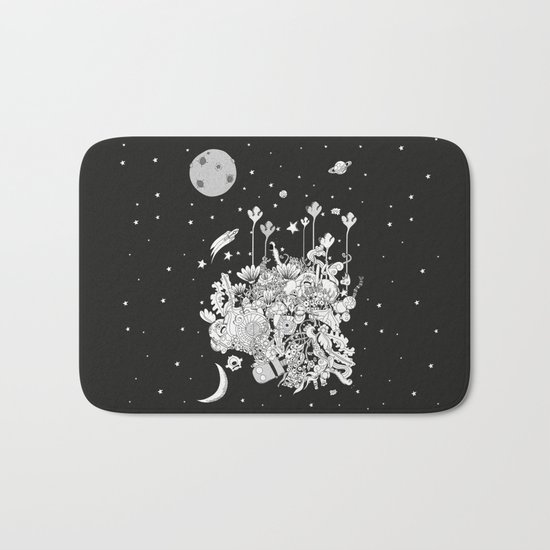 Comic World Bath Mat