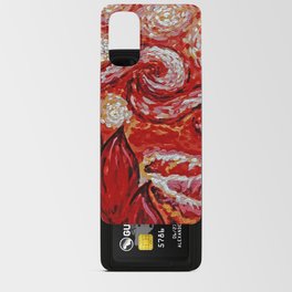Starry Night in Red Android Card Case