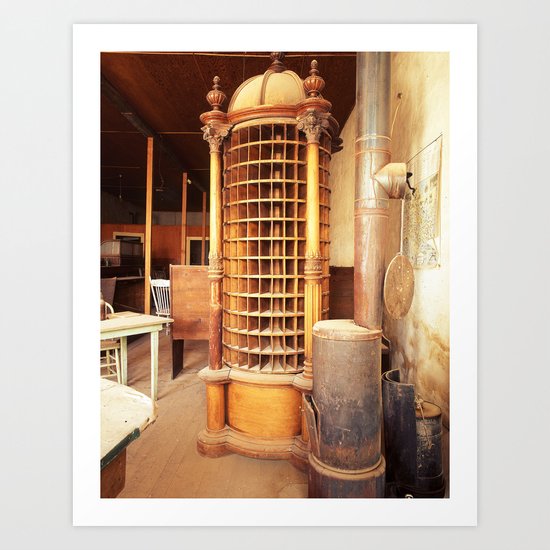Ghost Mailbox Art Print