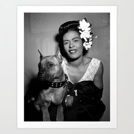 Billie Holiday : Lady Day & Her Mister Art Print