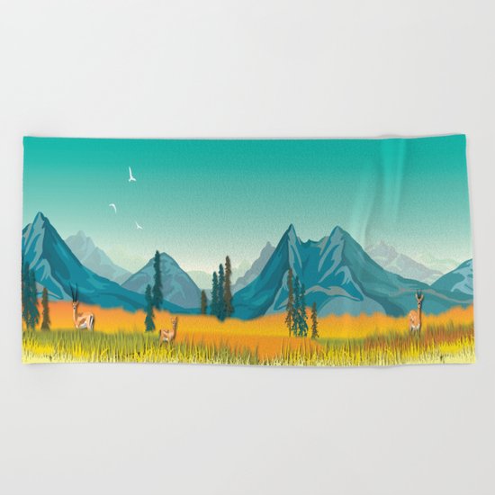 Wild Nature Beach Towel
