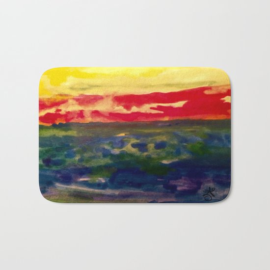 My Starry Sunset Bath Mat