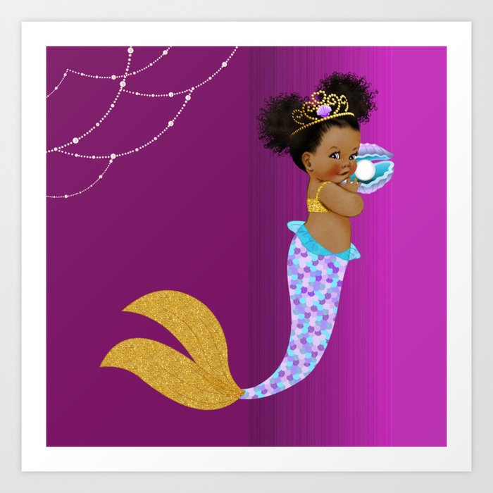 Free Free 325 Afro Baby Mermaid Svg SVG PNG EPS DXF File