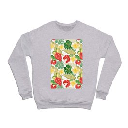 Vintage Tropical Flora Crewneck Sweatshirt