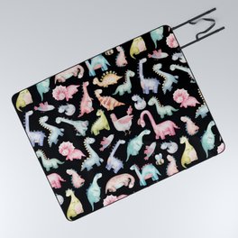 Cute Colorful Dinosaurs Pattern  Picnic Blanket