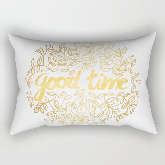 Good Time Rectangular Pillow