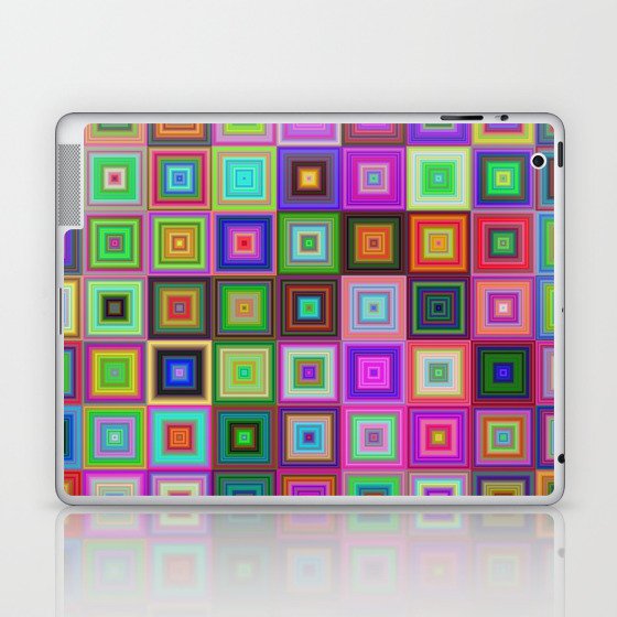 Concentric Squares Laptop & iPad Skin