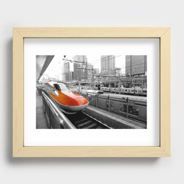 Tokyo Station Shinkansen Recessed Framed Print