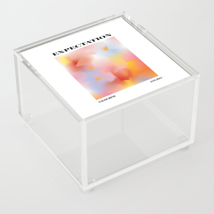 8   Modern Noise Gradient Ombre Background Aesthetic 220329 Acrylic Box
