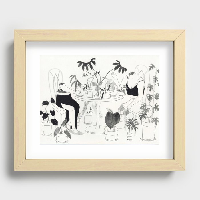 Plant Friends Recessed Framed Print