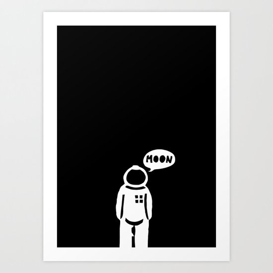 Moon Art Print