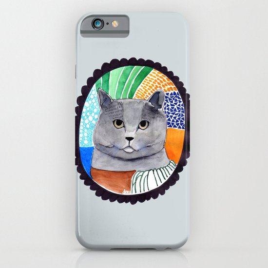 KITTY / GREY iPhone & iPod Case