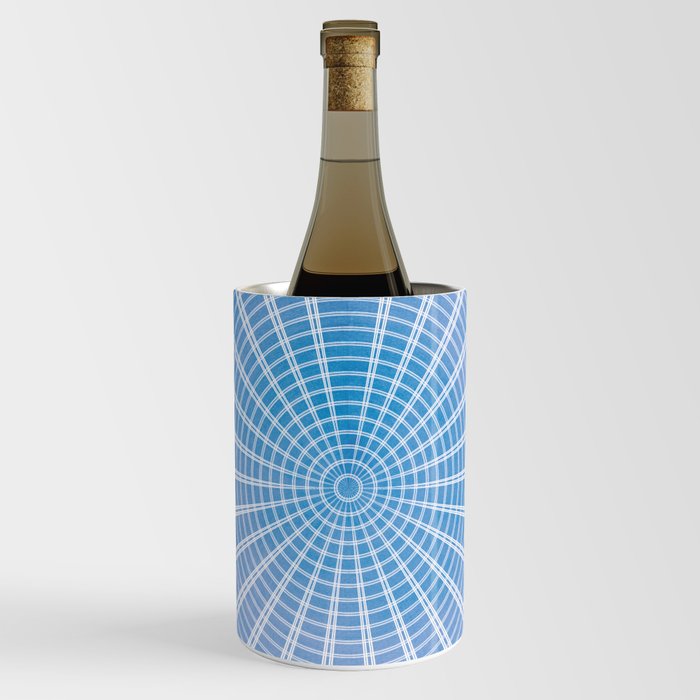 Spider net in dark blue Wine Chiller